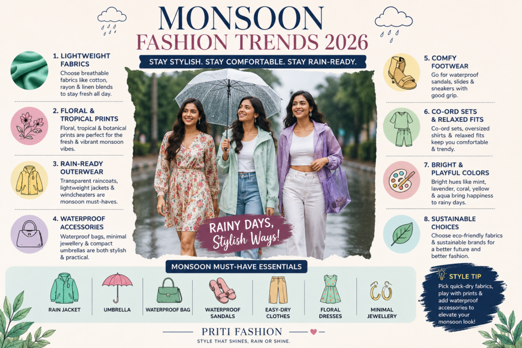 Monsoon Fashion Trends 2026